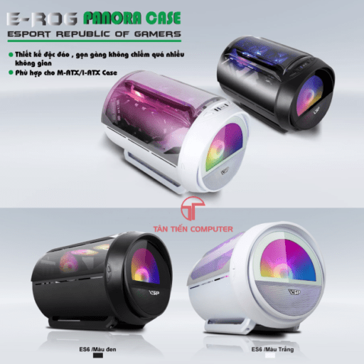 Case VSP E-ROG ES6 WHITE/BLACK – Tân Tiến Computer – Vi tính Nha Trang