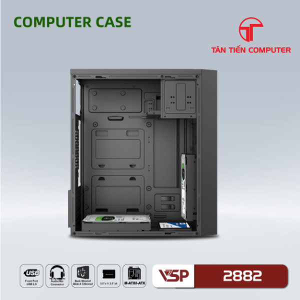 Vỏ Case máy tính VSP 2882 – Tân Tiến Computer – Vi tính Nha Trang